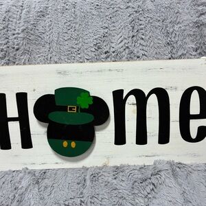 Disney Mickey interchangeable wood sign